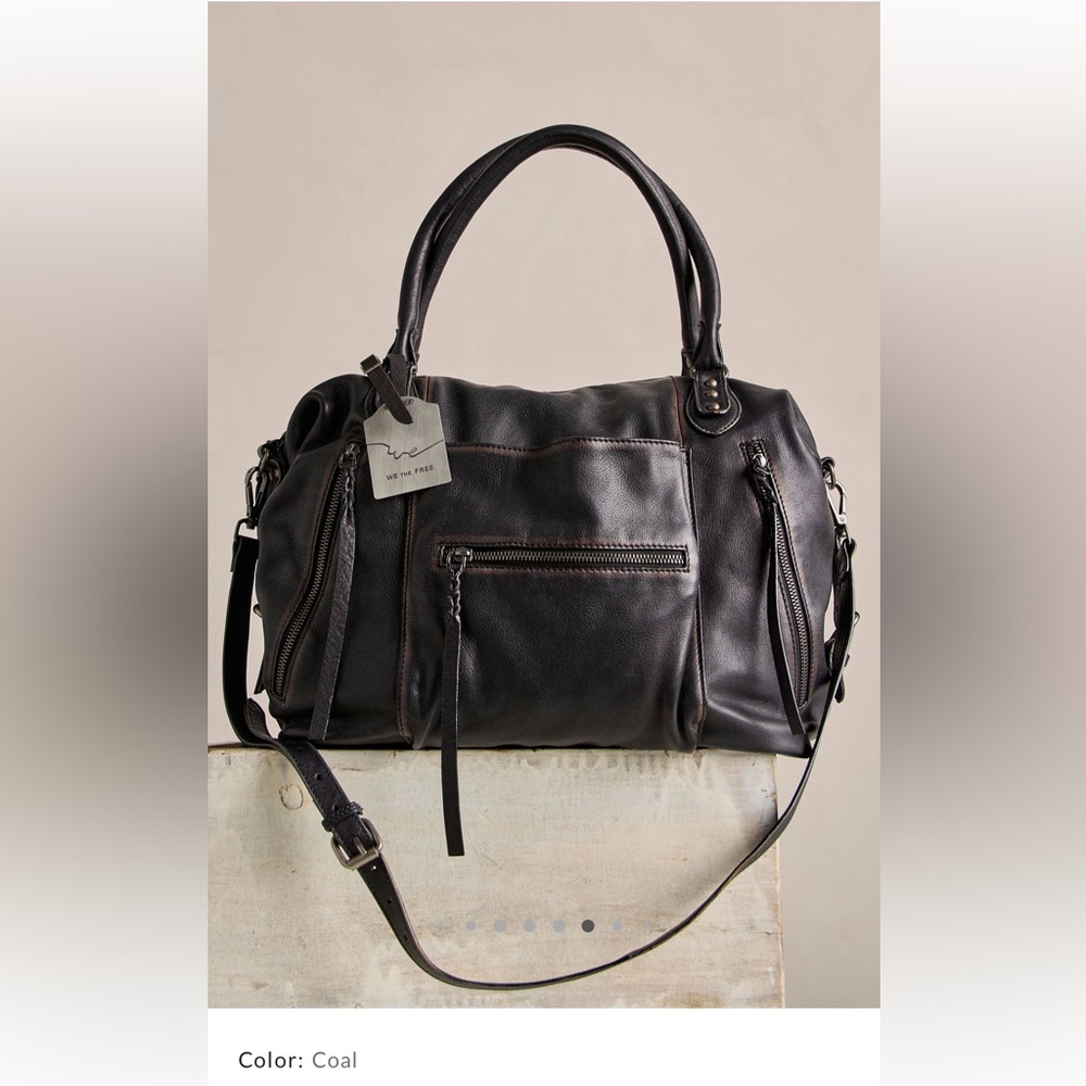 NWOT We The Free Emerson Tote Bag - Coal